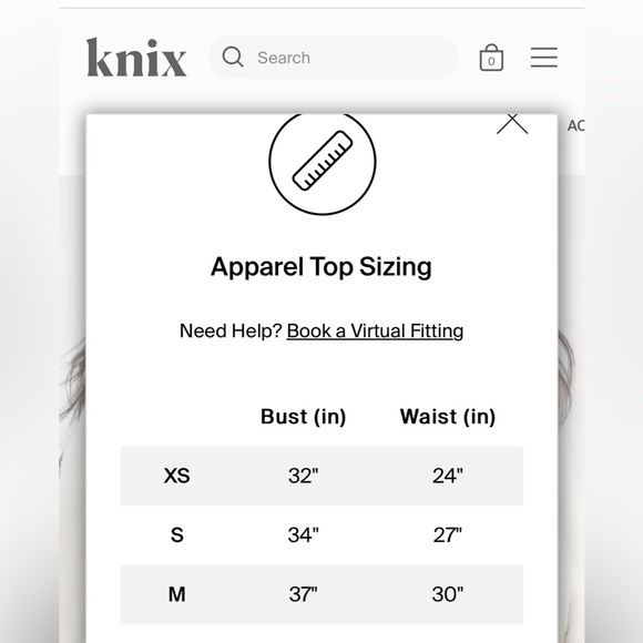 Knix BNWT dark teal cozzy crew top size:M - Picture 7 of 7